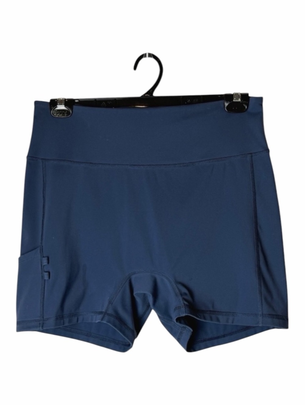 Vineyard Vines Performance Shorts Women Large Blue High Rise Bike Athleisure